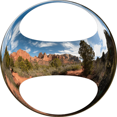 Kolob Canyon as a mirror ball